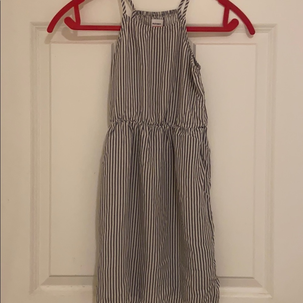 Girl’s striped cotton dress!